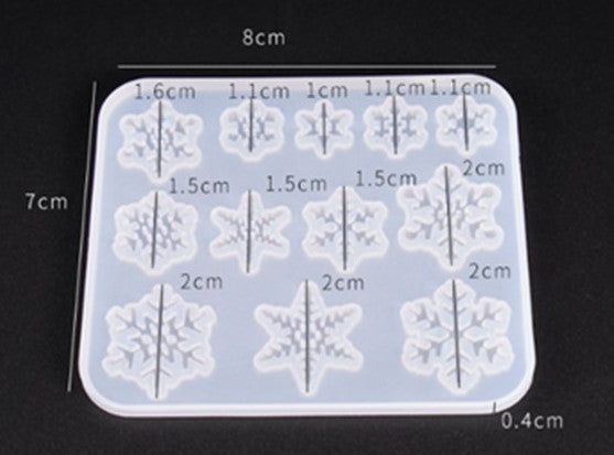 MAD Small Christmas Snowflakes Mold #094