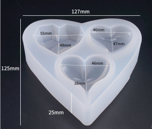 MAD Triple Heart Mold #071