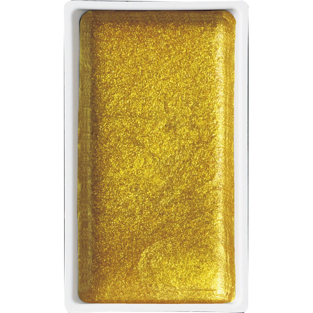 Kuretake Gansai Tambi Individual Pans - Color - 903 Metallic Yellow Gold