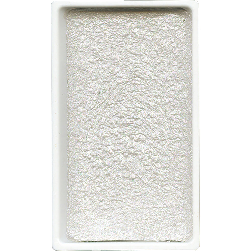 Kuretake Gansai Tambi Individual Pans - Color - 906 Metallic White Gold