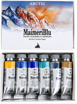 MaimeriBlu Watercolour Set  of 6 x 12 ml Tubes  ARCTIC