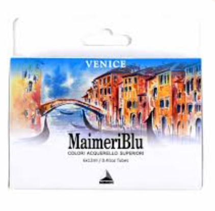 MaimeriBlu Watercolour Set of 6 x 12 ml Tubes TUSCANY