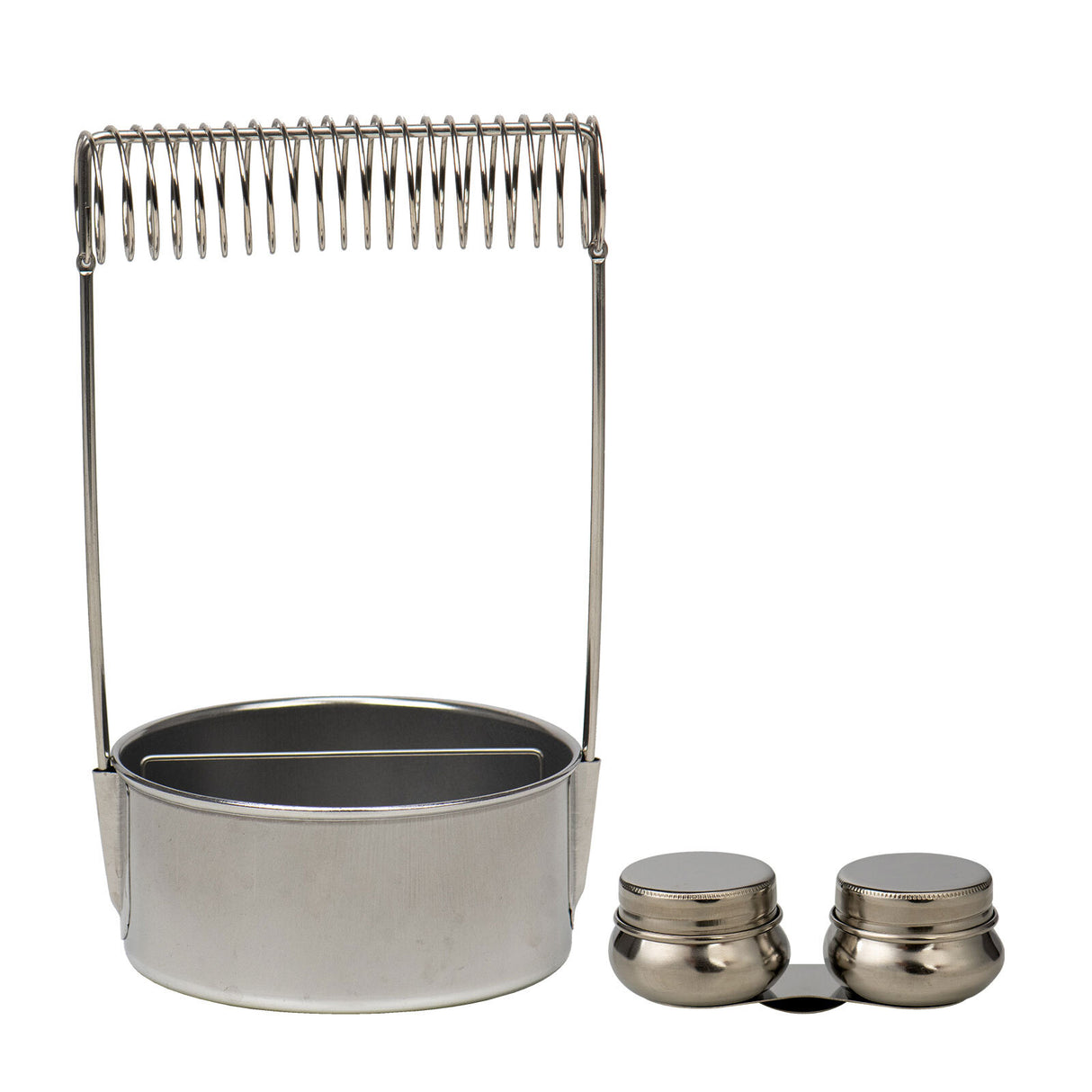 Meeden Brush Washer and Double Dipper with Lids