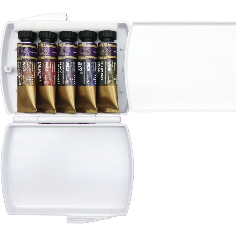 Mijello Mission Gold Autumn Two Tone Granulation W/C Set - 15ml Set of 5 Colors