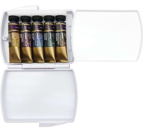 Mijello Mission Gold Summer Two Tone Granulation W/C Set - 15ml Set of 5 Colors