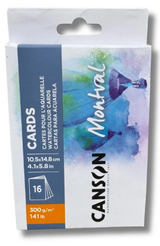 Canson Montval Watercolour Postcard Pack x16 Cards  300gsm