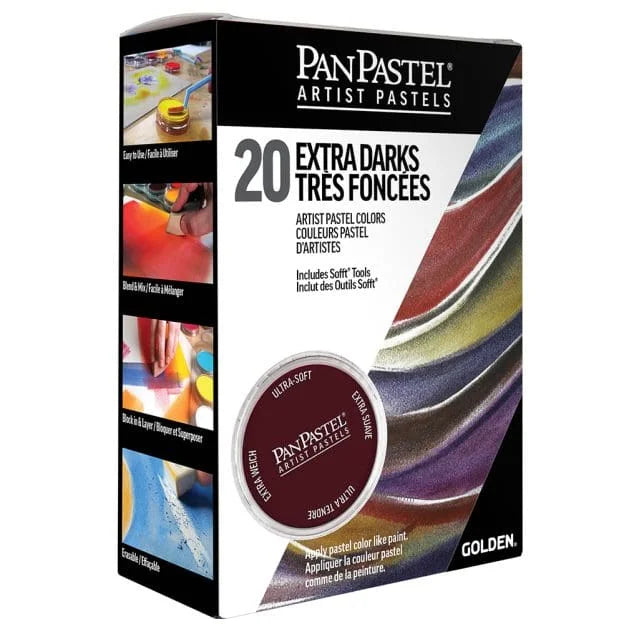 PanPastel 20 Colour Set – Extra Dark Colours