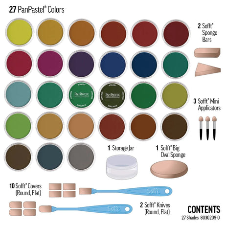 PanPastel 27 Colour Set - Shades