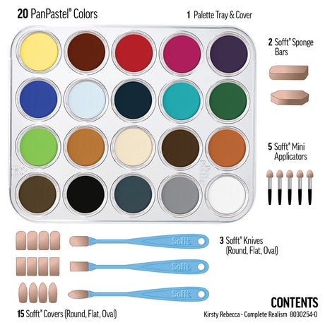 PanPastel Kirsty Rebecca General Realism 20 Colour Set