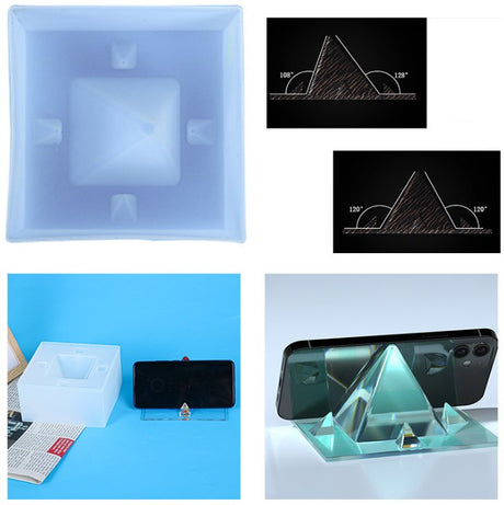 MAD Pyramid Phone Stand Resin Mold #122