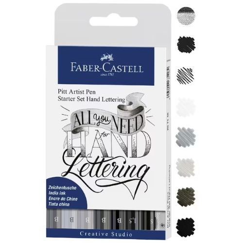 Pitt Artist Pen Starter Set 8Pk