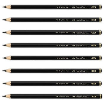 Faber-Castell Pitt Graphite Matt Pencils