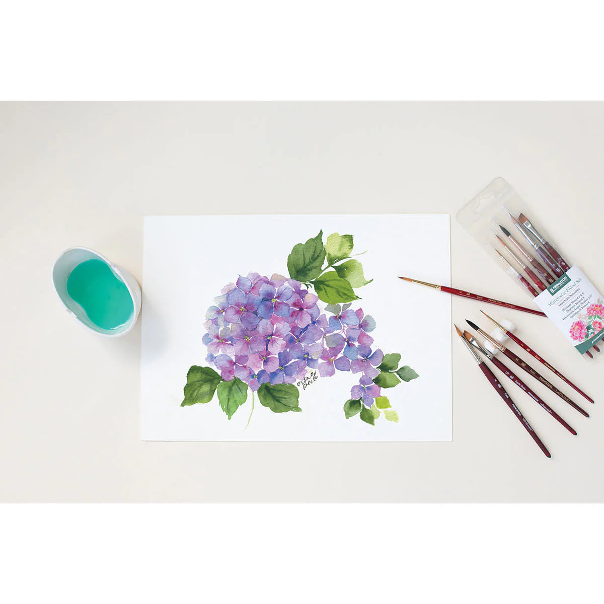 Princeton Watercolor Floral Brush 5pc Set