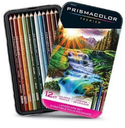 Prismacolor Premier Coloured Pencils Tin Set 12