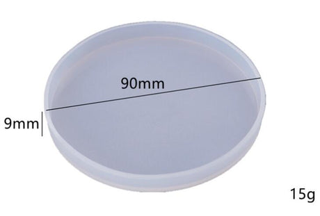 MAD Round Coaster and Holder Mould #096