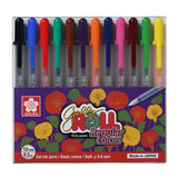 Sakura Gelly Roll Fine Point Regular Colours 12pc Set