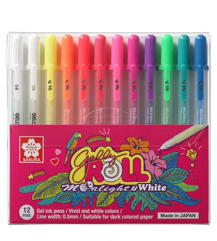 Sakura Gelly Roll Moonlight Colours 12pc Set