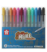 Sakura Gelly Roll Metallic Colours 12pc Set