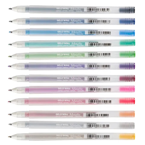 Sakura Gelly Roll Metallic Colours 12pc Set