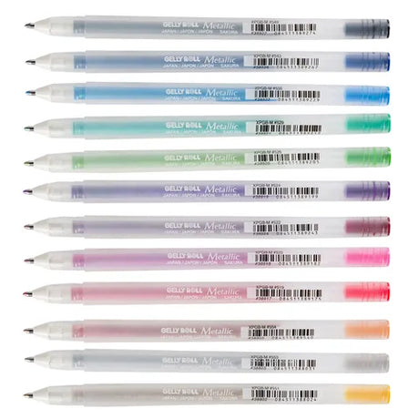 Sakura Gelly Roll Metallic Colours 12pc Set