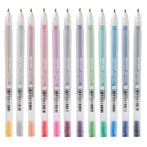 Sakura Gelly Roll Metallic Colours 12pc Set