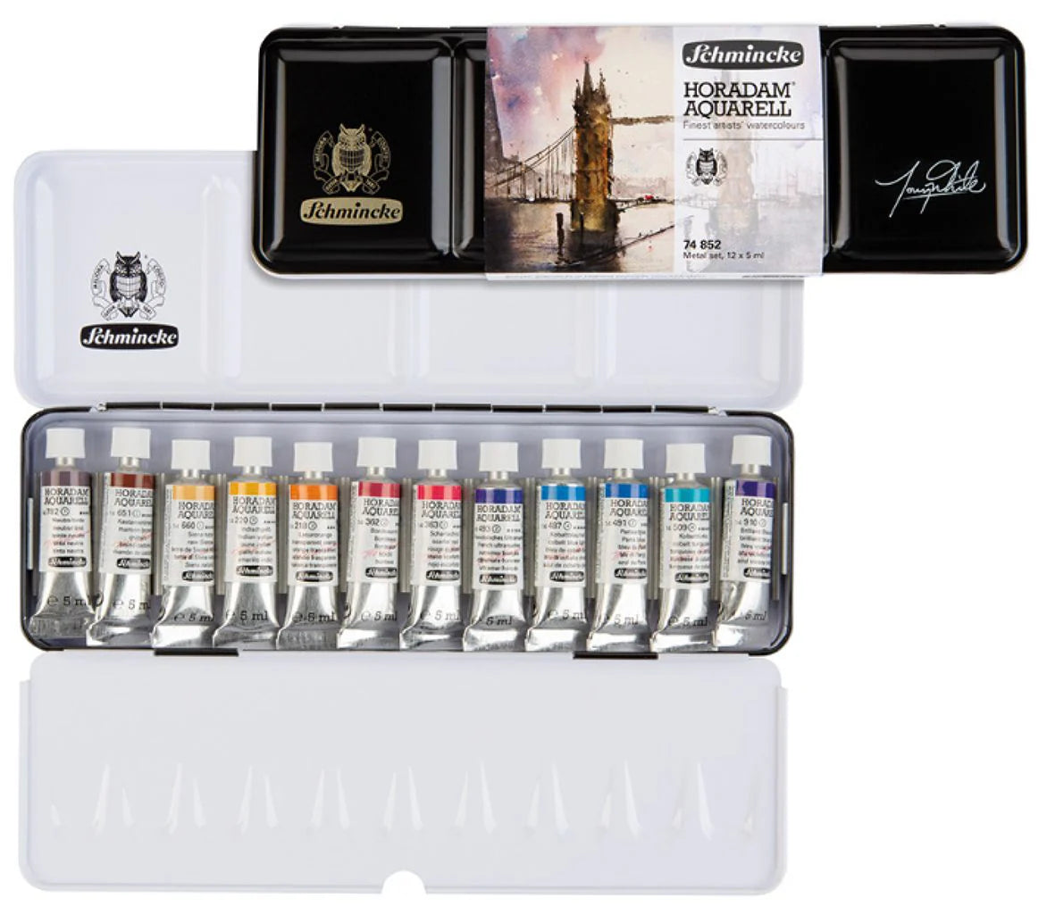 Schminke Horadam Aquarell Watercolour Set of 12 x 5ml Tubes - TONY WHITE
