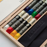 Sennelier Artist Oil Paint Stick Set 12 x 38ml in Wooden Box
