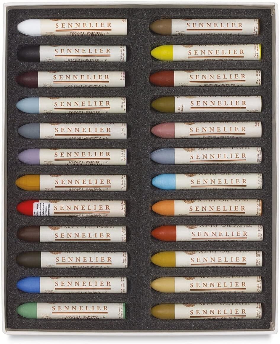 Sennelier Oil Pastel Set of 24 Still Life