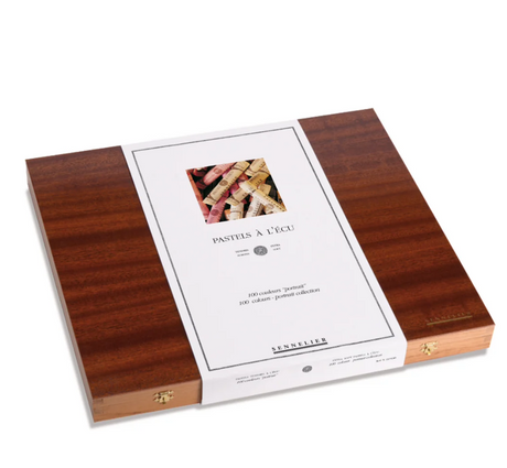 Sennelier 100 ‘Portrait’ Pastels in Wooden Box