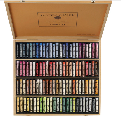 Sennelier 100 ‘Portrait’ Pastels in Wooden Box