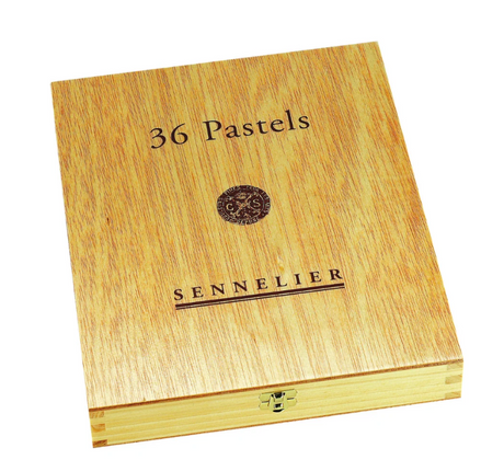 Sennelier 36 Soft Pastels in Wooden Box