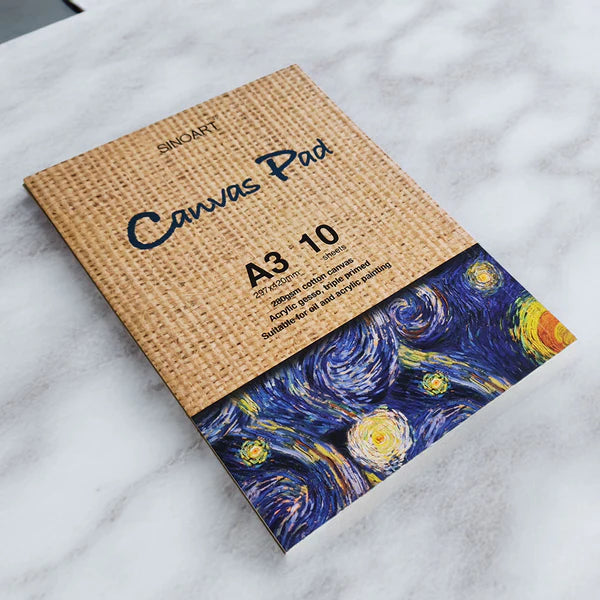SINOART Primed Cotton 280gsm Canvas Pads
