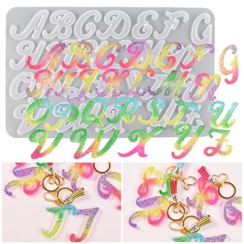 MAD Small Alphabet Keyring Mold #174