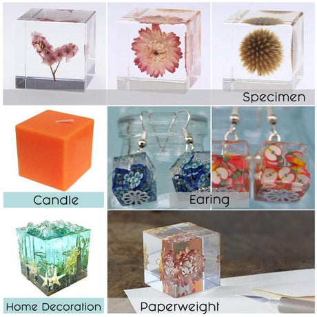 MAD Square Resin Silicone Mold #024