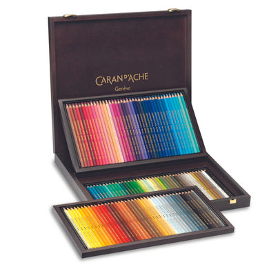 Caran d'Ache Supracolor Aquarelle Set of 120 Wooden Box