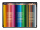 Caran d'Ache Swisscolor Permanent Colour Pencils Metal Box 30 Colours