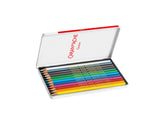 Caran d'Ache Swisscolor Permanent Colour Pencils Metal Box 12 Colours