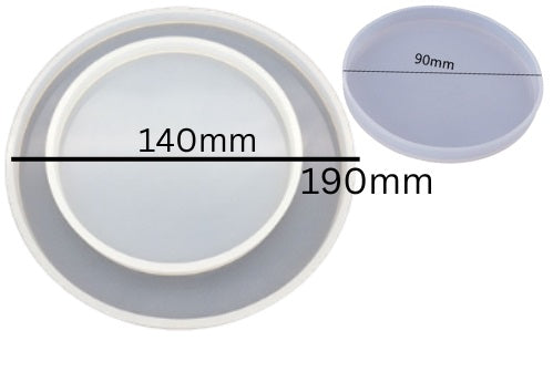 MAD Three Coaster Tray Molds #099B