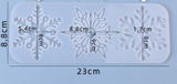 MAD 3 Snowflakes Resin Mould