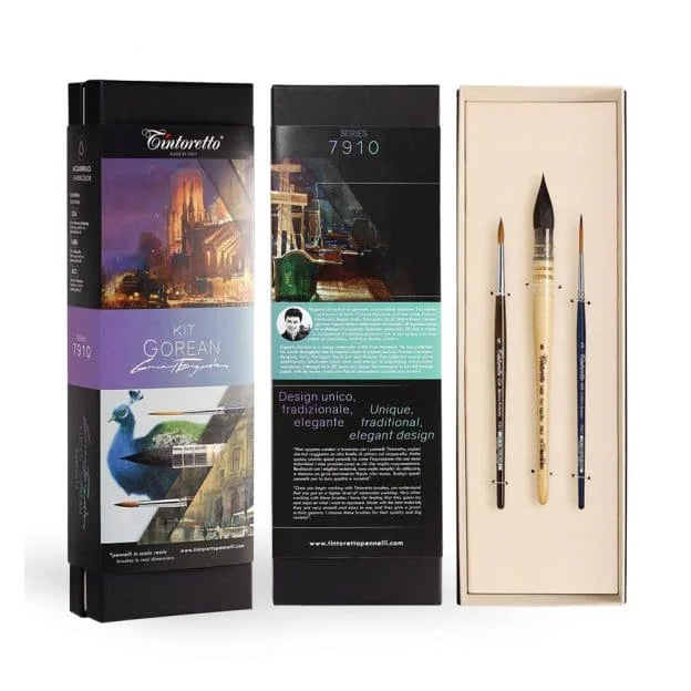 Tinto Watercolour Brush Set of 3 – Gorean