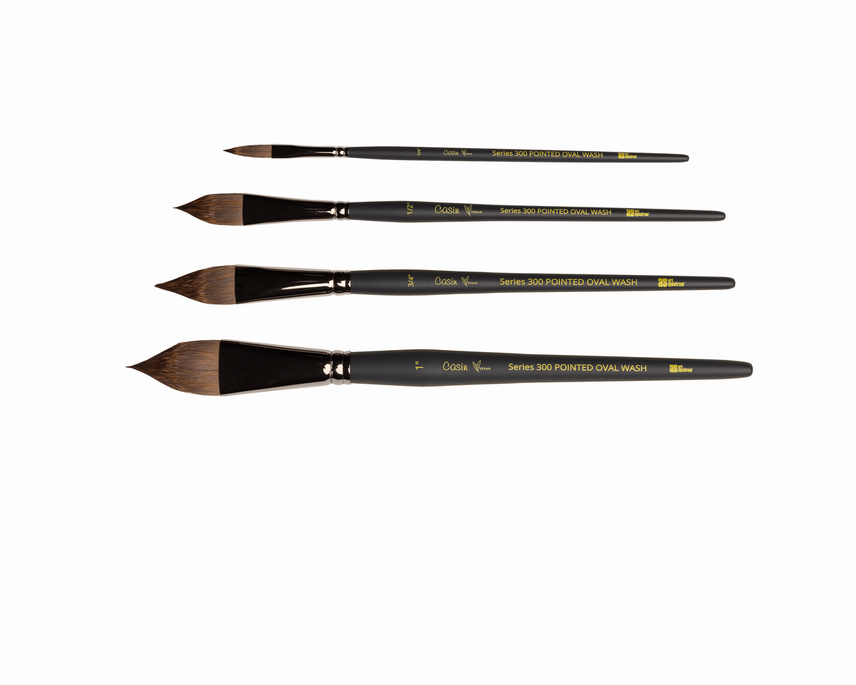 Art Spectrum Casin Vegan Brushes - 300 Pointed Oval Wash