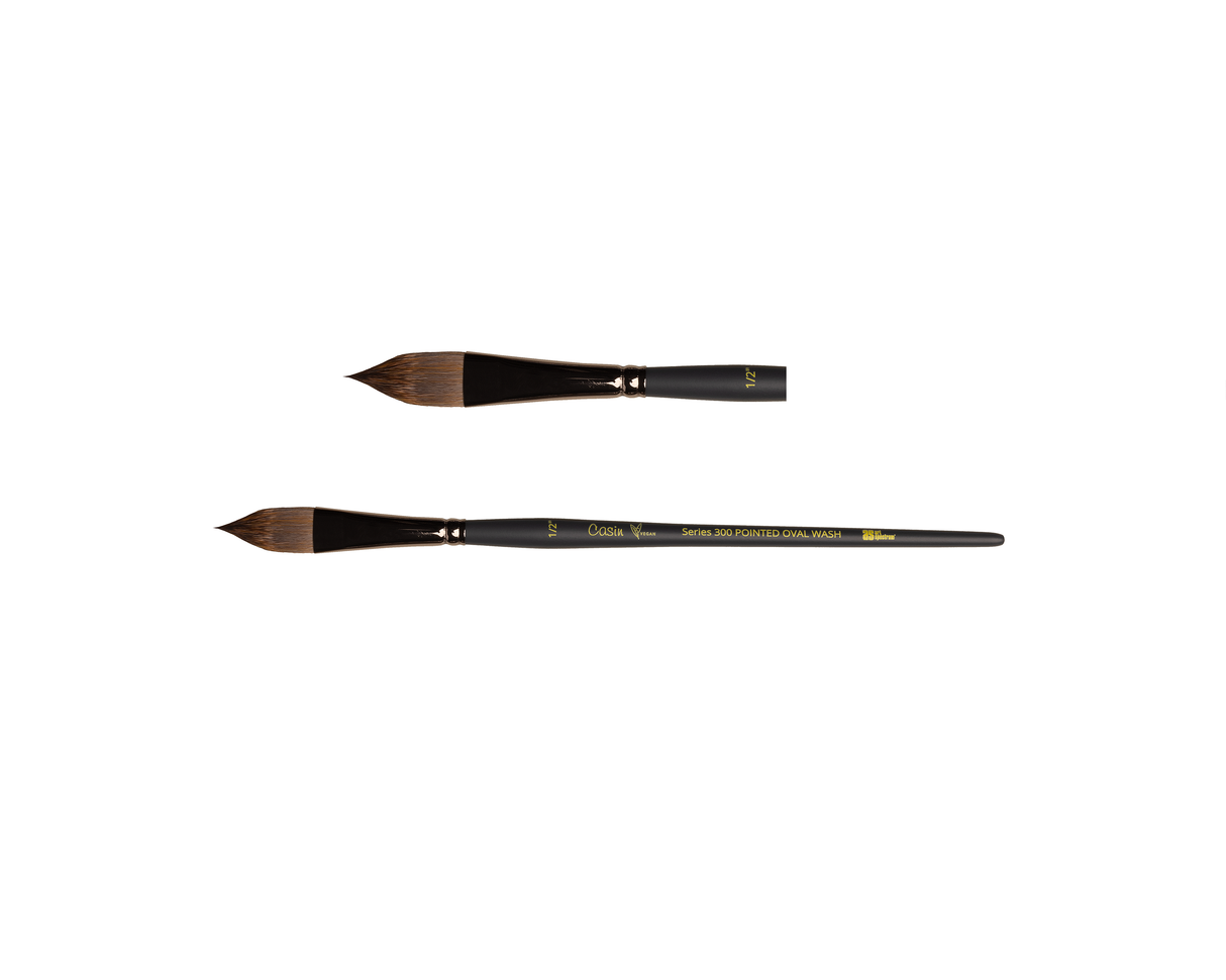 Art Spectrum Casin Vegan Brushes - 300 Pointed Oval Wash