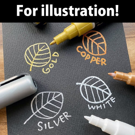 ZIG Mangaka Cartoonist Opaque Liner – 4 Colour Set