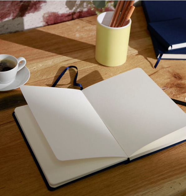 Clairefontaine Alfa Lavis Wash & Ink Sketch Book 200gsm 40 sheets A4 Blue Material Cover