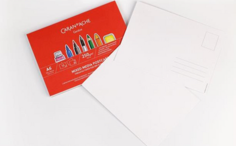 Caran d'Ache Mixed Media Postcards 250gsm