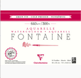 Clairefontaine Natural White Watercolour Pad 300gsm Cold Press