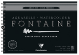 Clairefontaine Watercolour Travel Pad Spiral 300gsm 12x18cm approx