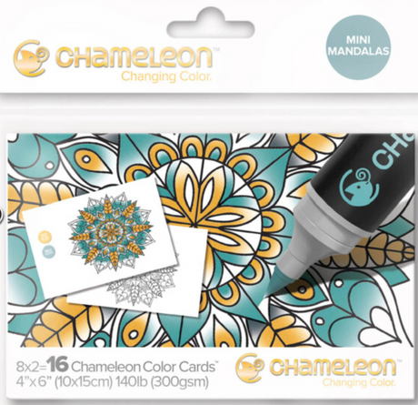 Chameleon Colour Cards  300gsm Various Designs 10 x 15cm