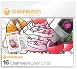 Chameleon Colour Cards  300gsm Various Designs 10 x 15cm