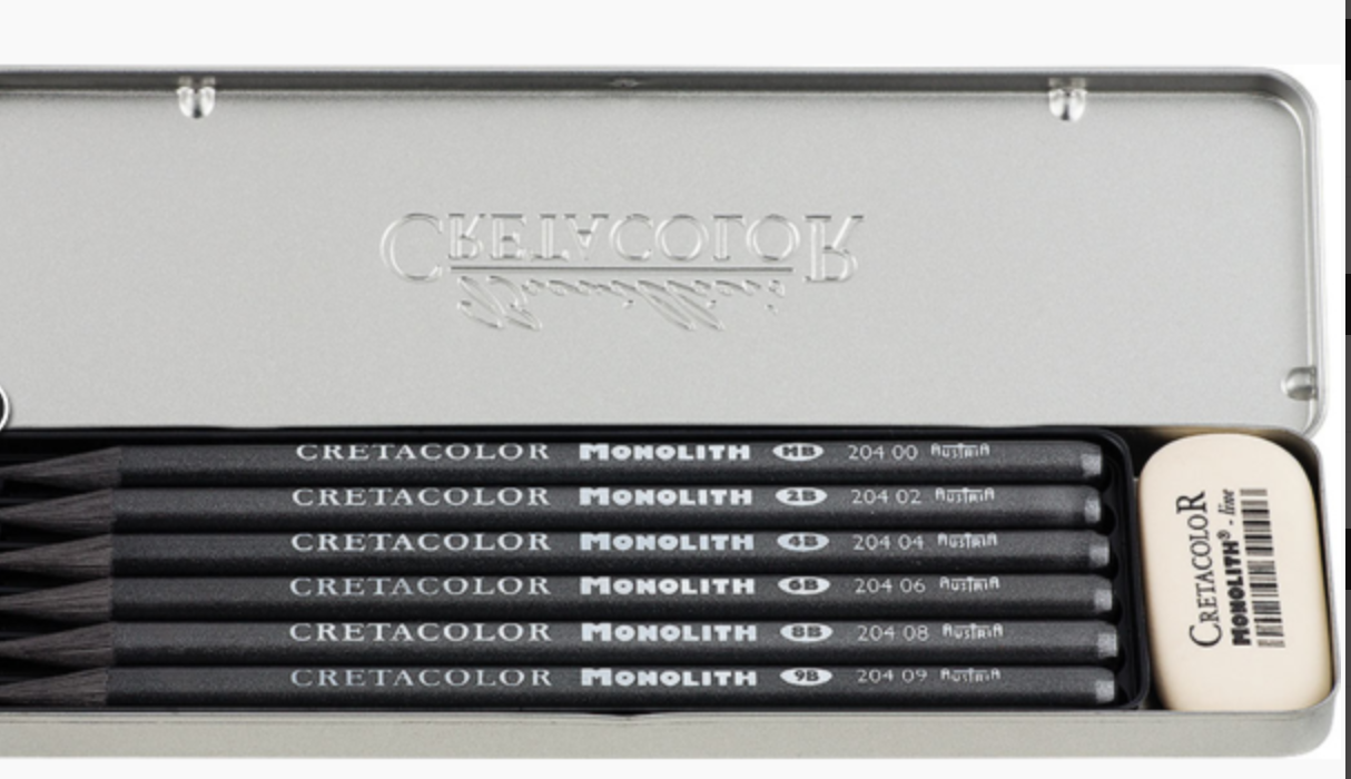 Cretacolor Monolith Graphite Drawing Set 7pce